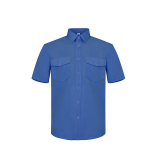 CAMISA RED WORK TERGAL CORTA AZULINA S