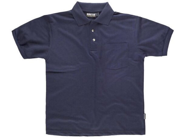 CAMISA POLO RED WORK MARINO BOLSILLO XXL