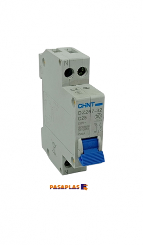 AUTOMATICO 1+N 25A. CHINT ESTRECHO