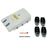 CERRADURA REMOCK LOCKEY PRO PLATA (4 mandos)