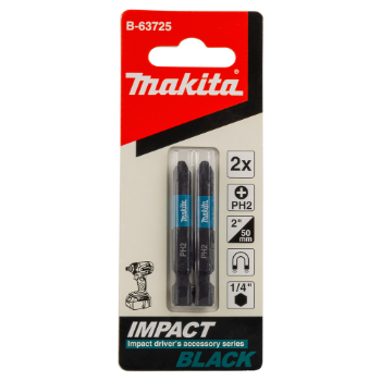PUNTA DEST. MAKITA LARGA IMP.BLACK PH-2 (Bl. 2Pz.)