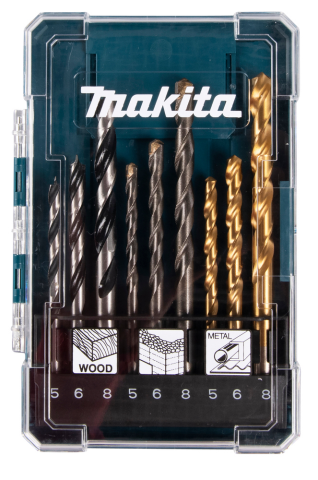 JGO. BROCAS MAKITA METAL/MADERA/PIEDRA ( 9p)