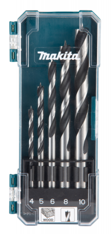 JGO. BROCAS MAKITA MADERA D-72861 (5 PZAS.)