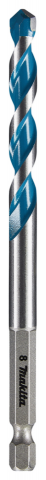 BROCA MULTIMATERIAL MAKITA 08X120 1/4 HEX.