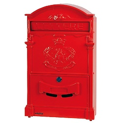 BUZON MAURER JARDIN ALUM. FUND. ROJO
