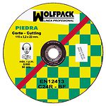 DISCO ABRASIVO WOLFPACK PIEDRA 115X3,2X22