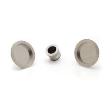 KIT UÑEROS PUERTA CORRED. S/COND. CROMO BR. DIVAL.