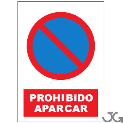 SEÑAL 29X21 PROHIBIDO APARCAR