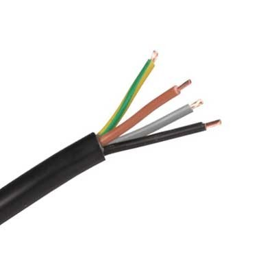 CABLE MANGUERA NEGRA 02X01mm.
