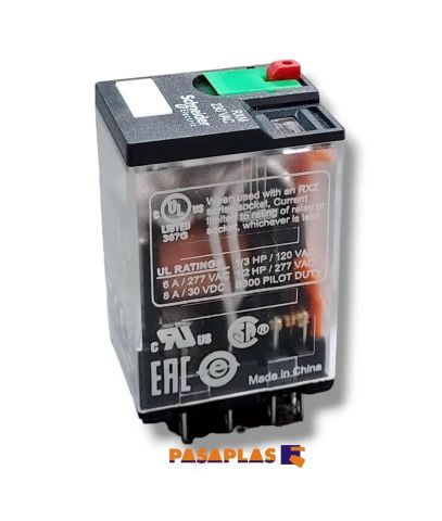 RELE MINIATURA SCHNEIDER RXM4AB1P7 6A 4NO/NC 230VA