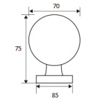 POMO PUERTA NULACVI 0500.00.10 ANTICATO