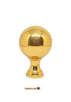 REMATE BOLA LA ESTRELLA 075mm. LATON