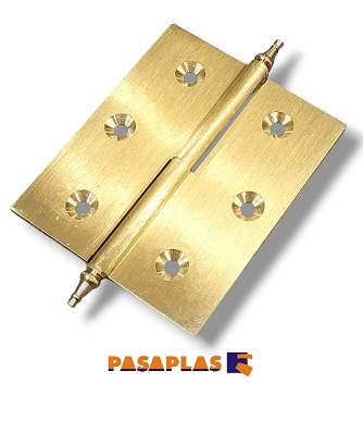 BISAGRA 125 70x50 LATON DERECHA