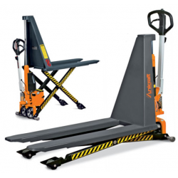 TRANSPALETA ELEVADORA TIJERA UNICRAFT 1000 KG.