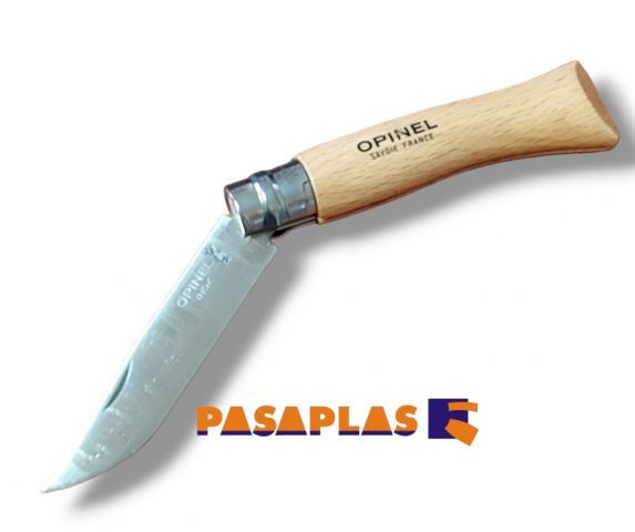 NAVAJA OPINEL INOX. M. MADERA Nº 7
