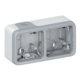 ZOCALO LEGRAND PLEXO SUPERFICIE ESTANCO 2 ELE GRIS