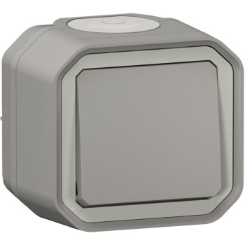 CONMUT. LEGRAND PLEXO SUPERFICIE ESTANCO 1 ELE GRI