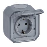 BASE ENCH. LEGRAND PLEXO SUPER. ESTANCO 1 ELE GRIS