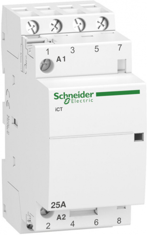 CONTACTOR SCHNE.A9C20844 MODU 40A 4NA 230V 50/60HZ