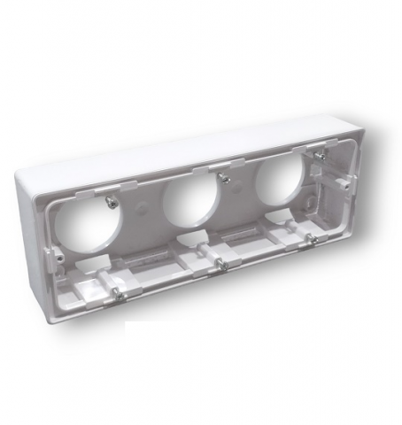 ZOCALO 3 ELEMENTOS EUNEA UNICA NEW BLANCO