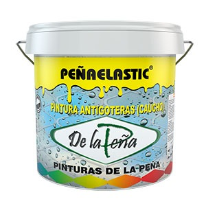 PINT. PEÑA-ELASTIC CAUCHO FIBRA 18 KG. BLANCO