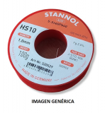 ESTAÑO SOLDADURA STANNOL HS10 1mm. 100gr. S/PLOMO