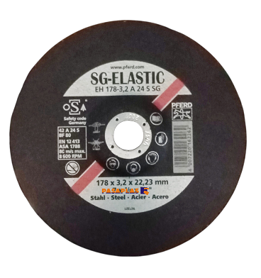 DISCO CABALLITO SG-ELASTIC 178X3,2 METAL