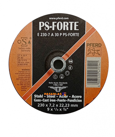 DISCO CABALLITO PS-FORTE 230X6,8 METAL