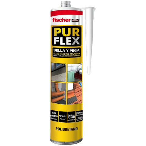 ADHESIVO POLIUR. FISCHER PURFLEX GRIS