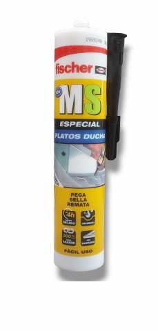 ADHESIVO POLIM. FISCHER MS PLATOS DE DUCHA