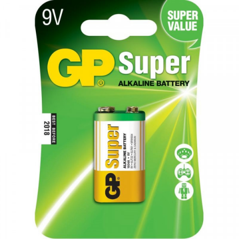 PILA ALCALINA 6LR61 GP 9V. 