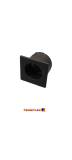 DEDAL EMBUTIR DIVALFER 25 MM CUADRADO NEGRO