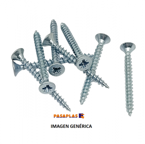 TORN. R/AGLOM. DIN 7505-A C/PL. PZ CINC. 5X050 (