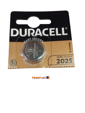 PILA BOTON LITIO DURACELL 2025 3V. (Bl.-1Ud)
