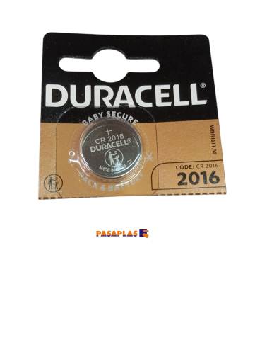 PILA BOTON LITIO DURACELL 2016 3V. (Bl.-1Ud)
