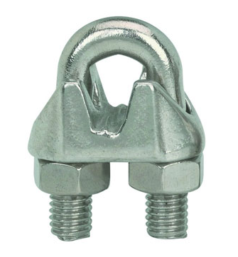 SUJETACABLES GALVANIZADO 03 mm. 1/8