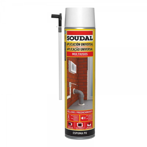ESPUMA POLIURETANO SOUDAL MULTIUSOS CANULA