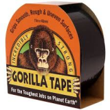 CINTA AMERICANA GORILLA REFORZ. NEGRA 32 m.