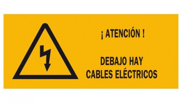 CINTA SEÑALIZACION ATENCION CABLES ELECTRICOS (m.)