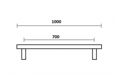 MANILLON NULACVI BERLINO (6106L320) 1000 mm. INOX