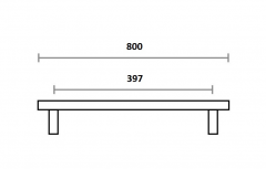 MANILLON NULACVI BANGKOK 6112.L2.20 INOX 800 mm