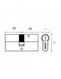 BOMBILLO SEG. 061mm. 35-26 LATON NULACVI