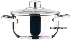CACEROLA MAGEFESA DUX INOX 24 cm.