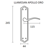 MANIVELA LLAMESAN APOLLO ORO