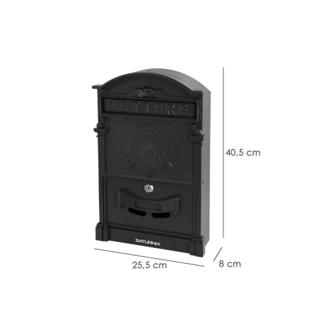 BUZON MAURER JARDIN ALUM. FUND. NEGRO
