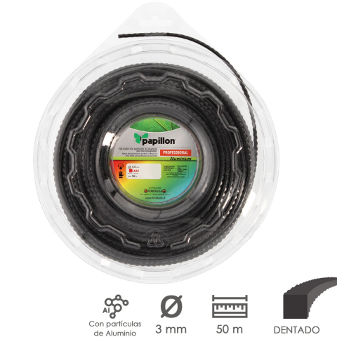 HILO NYLON DESBROZ. 3,0 mm. ALU. CUAD. (R/50m.)