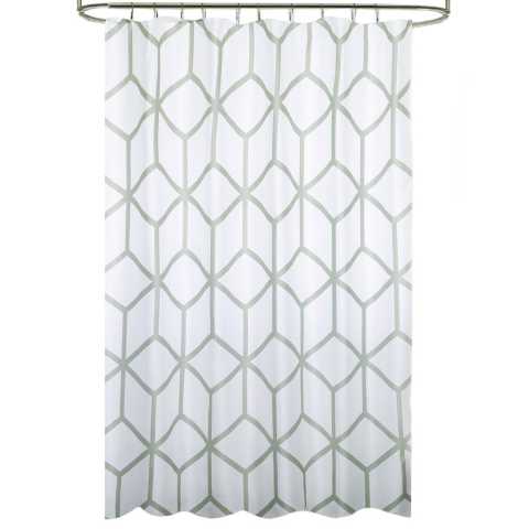 CORTINA DUCHA MAURER TELA GEOMETRICO 180X200