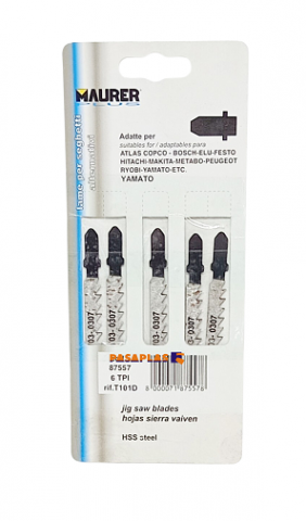 HOJA SIERRA CALAR MAURER 87555  T114D (Pack-5p)