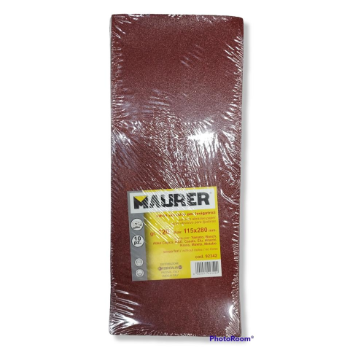 LIJA REC. 115X280 LO280 SIN AGUJEROS 120 (Pack-10)
