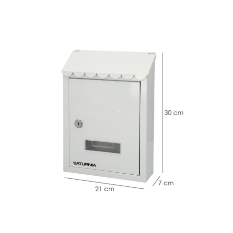 BUZON SATURNIA EXT. 21X30X6,8 BLANCO